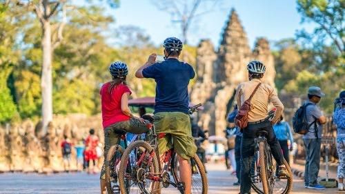 visite des temples d'Angkor à vélo Siem Reap Circuit 6 Cambodge