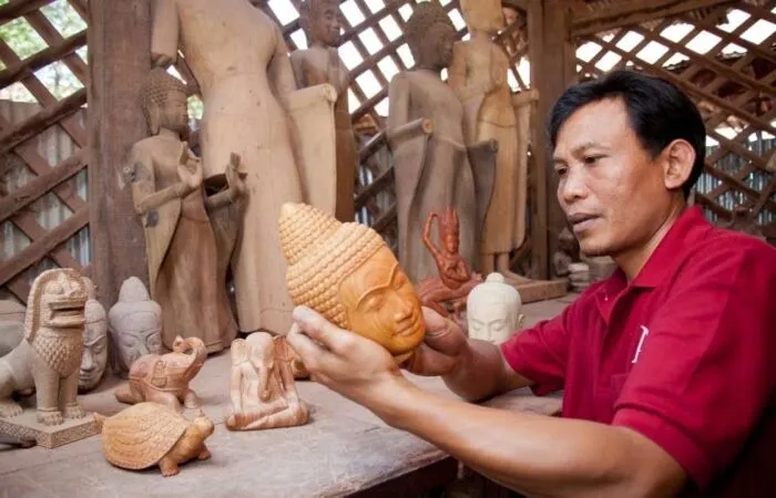 Les artisans d'Angkor Siem Reap Circuit 8 Cambodge