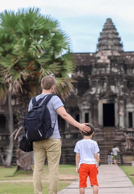 Voyager avec des enfants au Cambodge